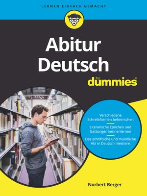 cover image of Abitur Deutsch f&uuml;r Dummies